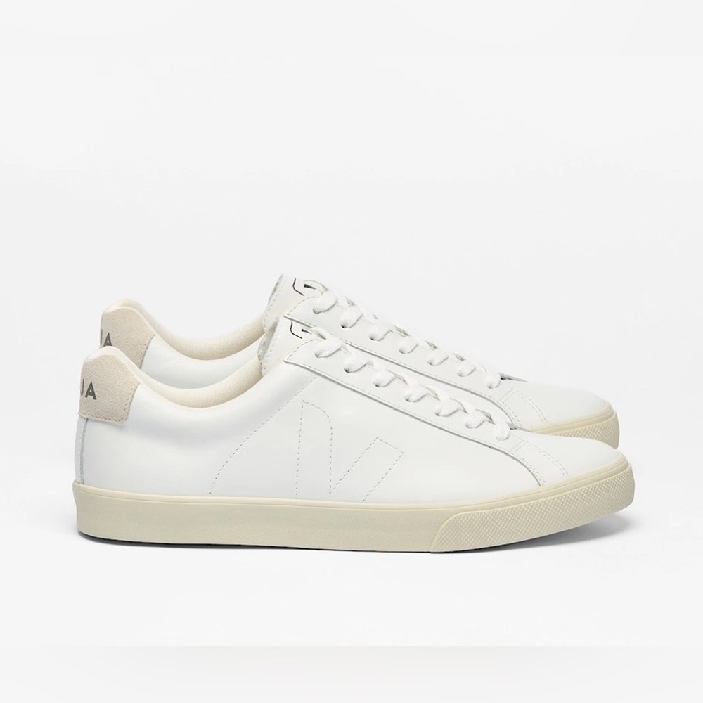 Men’s Veja Esplar Leather White EUC Size 11 (EUR 44)